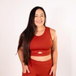 Conjunto short laranja