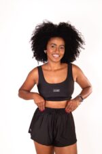 Conjunto short preto